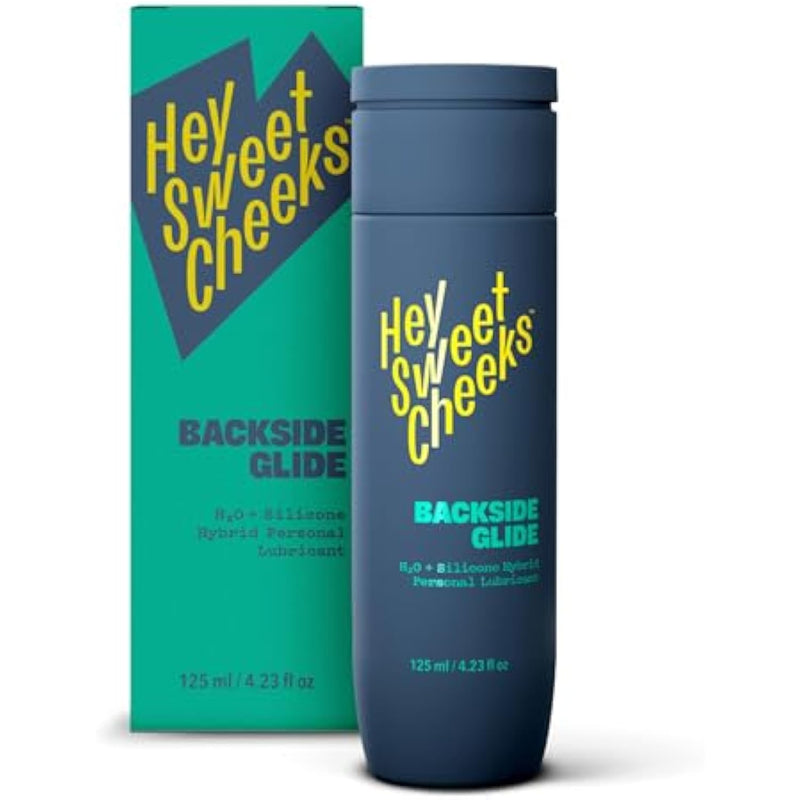 Hybrid Silicone & Water Based Lube, Long Lasting Personal Lubricant, Easy Clean Up, Safe For Adult Toys & Condoms, Hypoallergenic, Backside Glide By , 4.23 Oz