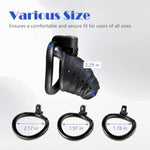 Small Chastity Cages with 3 Size Penis Rings& 1 Key Cock Cage Micro Male Chasity Devices Bundles for Male Penis Exercise Bondage Gear & Accessories Abstinence Lightweight CBT BDSM Fetish Sex Toys