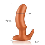 Super Soft Anal Plug, Liquid Silicone Butt Plugs With Flared Base Prostate Massager G-Spot Dildo Anal Trainer Kit For Beginners Advanced Users (Large)