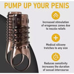 2 Pcs Cock Rings For Men Reusable Penis Enlarge Sleeve Realistic Silicone Delay Ejaculation Stronger Erection Enhancement Silicone Penis Sleeves
