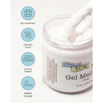 Matte Gel Medium for Acrylic Paint, 8 oz Clear Texture Paste for Mixed Media