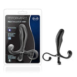 Sex Toys - Prostimulator Vx1 Prostate Massager - 5 Inch P-Spot Anal Plug For Intense Orgasm - Designed For Hands-Free Play - Advanced Butt Plug For Men, Women, Couples - Black