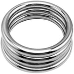 Male Metal Stainless Steel Locking Ring, Pleasure Device, Penis Ring, Bundle, Fixation Ring, Jj Ring, Physical Training, Recovery Of Erection, Penis Ring