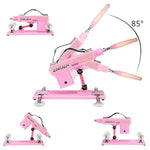 Realistic Automatic Dildo Machine with 3 XLR Connectors and 5 Attachments for Women's Pleasure