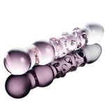 Double Ended Glass Dildo Butt Plug - Crystal Anal Plug Dildo Glass Pleasure Wand Glass Butt Plug Anal Beads Stimulator Double Ended Prostate Massager Fetish Masturbation Sex Toy For Women Men