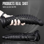 Black Dildo For Veteran Fantasy Silicone Dildo? With Strong Suction Cup G-Spot Stimulation? Monster Peins For Men Gay? Dildos Anal Plug Sex Toy For Women And Couple 14.56''
