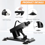 Sex Machines Thrusting Machine Sex Toy Machine Device Thrust Dildo Machine For Women And Men Sex Machine Thruster Sex Toy With Suction Cup 3Xlr Sex Machine Attachments Sexmechine (Deep-Black)