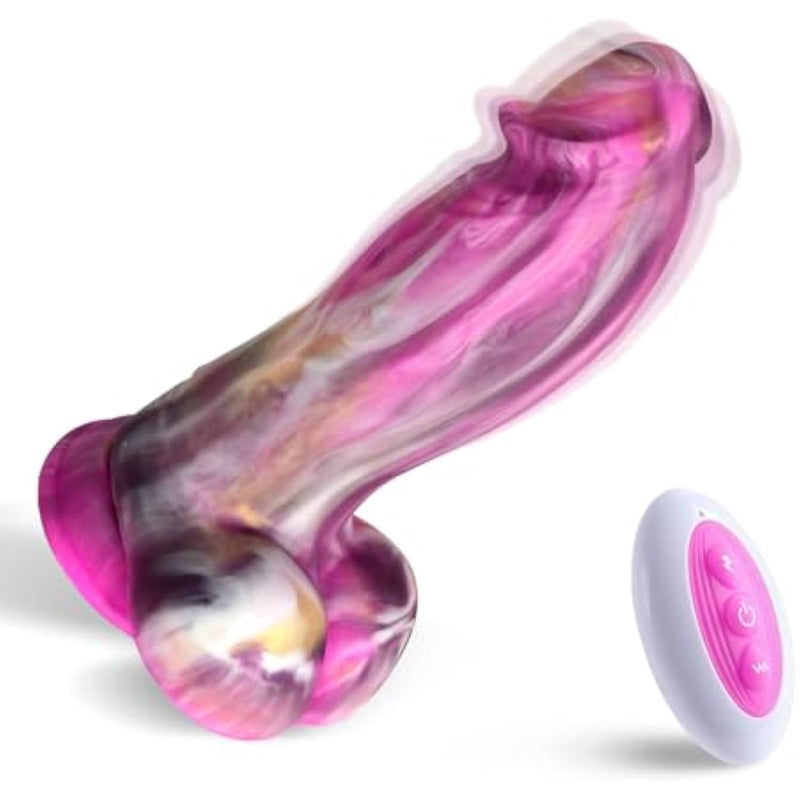 Realistic Huge Dildo Vibrator Sex Toys, 8.66" Thick Dildos With 8 Powerful Vibration, Adult Toys Big Dildo For G Spot Vagina Stimulation, Fantasy Penis Adult Sex Toys With Climax Mode