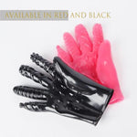 Silicone Finger Anal Gloves - G-Spot Stimulation Anal Butt Plug For Couples Erotic Play, Soft Dilator, Perfect For Beginners(Pink)