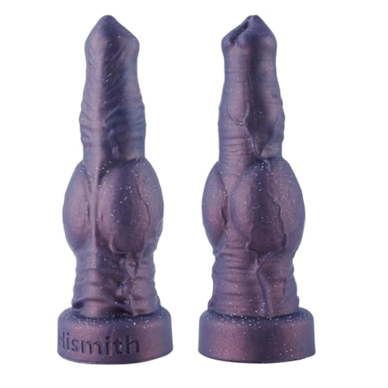 7.25" Silicone Dog Dildo, 6.3" Insertable Realistic Penis With Kliclok System, Hands-Free Play Soft Sex Toy - Beginner Series