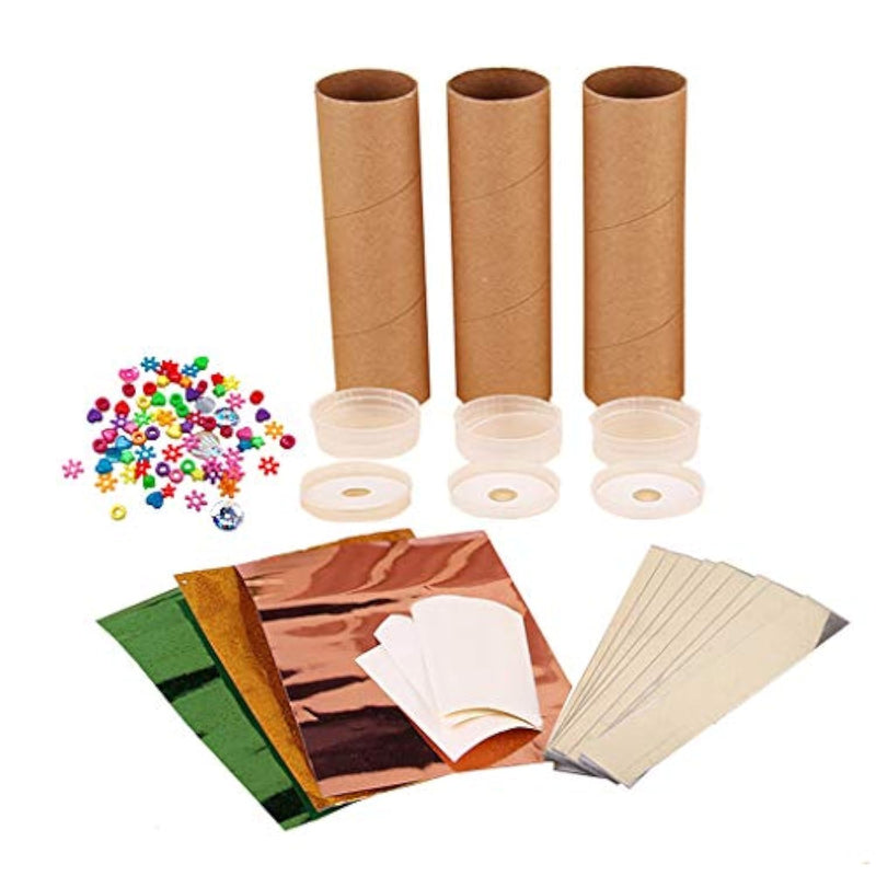 3 Sets Diy Kaleidoscope Making Kit For Gifts,Party Favors,Kaleidoscope Toy Educational Science Developmental Toy