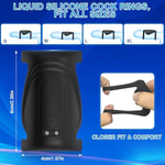 Male Penis Sleeve Sex Toys, Cock Ring 10 Powerful Vibration Mode Adult Toys, For G & P Spot Anal Clit Stimulation, Penis Enhancer Sleeve For Men Solo Erection & Extender Sex Games (Black)