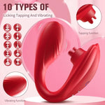 Sex Toys Vibrator With Remote Control - Wearable Vibrator Sex Toys For Women With 10 Licking And Vibration Modes For Without Hand Stimulation Cilt G-Spot, Adult Sex Toy & Games For Women Or Couples