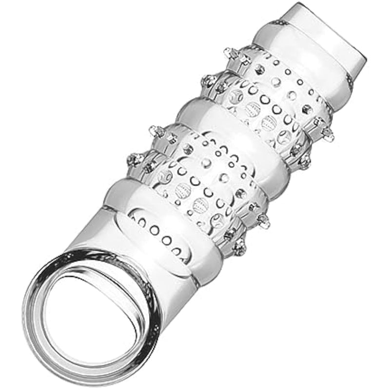 Monster Penis Sleeve,Cock Ring Penis Extender Soft Penis Enlarger Delay Ejaculation Stronger Erection Enhancement Reusable Penis Extender, Elastic Silicone Penis Ring To Enlarge Prolong For Men Couple