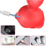 Anal Beads Vibrators 10 Vibration Modes Silicone Anal Plug Butt Plug Anal Vibrators Prostate Massager Adult Sex Toys For Women Men And Couples (Red)