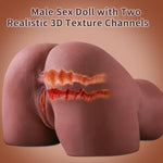 20Lb Sex Doll Butt Sex Toys Male Masturbator - Life Size Sex Dolls Big Ass Male Sex Toy Fake Pocket Pussy With Vagina Anal Toys, Tpe Adult Sex Toys For Men Couples, Brown