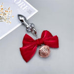 Bullet Metal Butt Plug For Women With Bow Bullet Butt Plug With Bell Anal Plug Sex Toy
