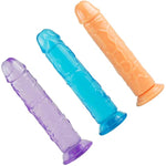 7.5 Inch Purple G Spot Dildos, Flexible Jelly Anal Plugs Sex Toys For Women, Men