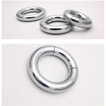 Male Weight-Bearing Magnet Penis Ring Metal Cock Ring Male Masturbation Exercise Bondage Enhanced Cock Ring Sex Toy