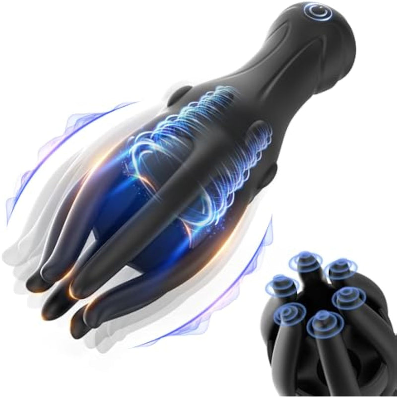 Male Sex Toys For Men, Male Vibrator Male Masturbator Penis Training Glans Stimulator Male Stroker With 10 Vibrations, Male Sex Toy For Reduce Sensitivity Prolong Endurance, Adult Sex Toys & Games