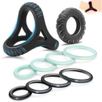 Sex Toy Penis Ring For Men Silicone Cock Rings Set 10 Pcs Erection, Longer Harder Stronger Erection Soft Stretchy Cock Ring For Sex Men Erection Enhancing And Orgasm Sex Toy