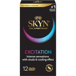 Excitation 12 Count Lubricated Latex-Free Condoms And Selection Non-Latex Condoms 12 Count Variety Pack