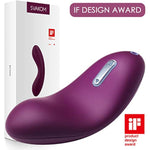 SVAKOM Echo Clitoral Vibrators for Women,Tongue-Shaped Female Vibrator + Clitoral Vibrator Sex Toys for Women - SVAKOM Female Squirting Vibrators Clit G-Spot Dildo