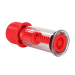 Novelties Colt Nipple Pro-Suckers, Red/Clear