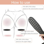 2 In 1 Sex Spanking Paddle For Adult, Pu Leather Paddle With Single Sided Rivets For Couples Play, Slut Spank Paddle Whip Flogger For Bedroom, Sm Sex Toys Flirt For Women Men Extreme Love