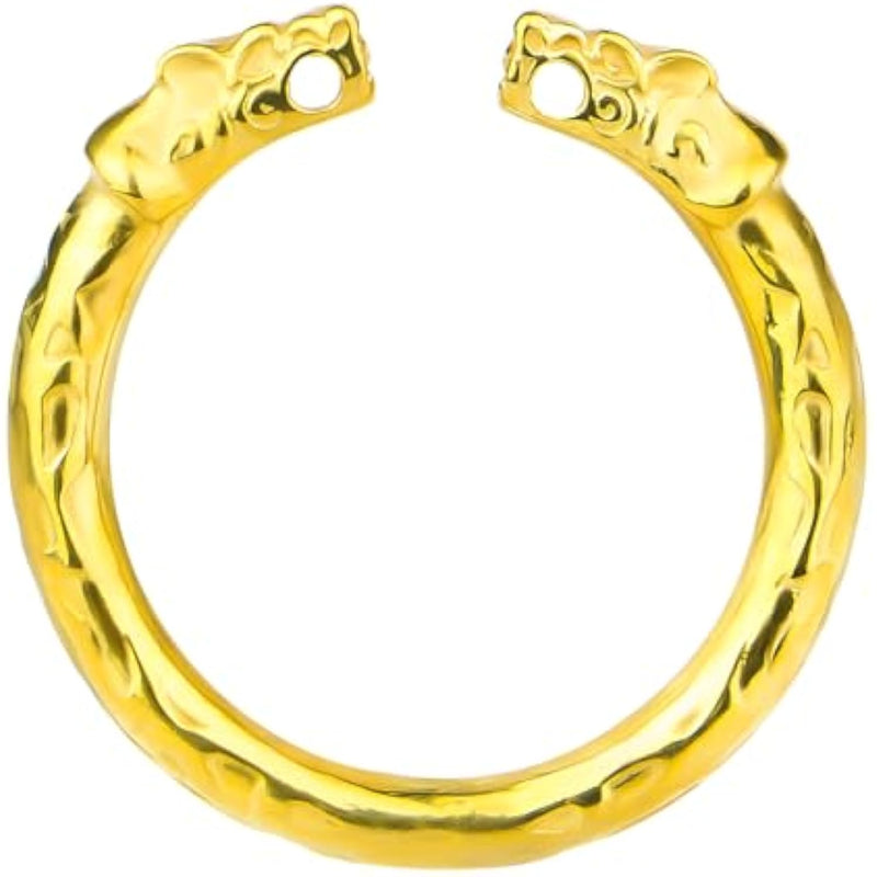 Chastity Penis Ring Sex Toy With Massage Texture For Mens,Reusable Cock Ring Erection Scrotum Weighted Pendant For Men Women Couples Pleasure Devices (Gold,25Mm)