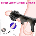 Penis Ring Sleeve Reusable Cock Ring Cage Sleeve Penis Enlargement Sleeves Penis Extender Adult Sex Toys For Men Penis Testicles G Spot Stimulation