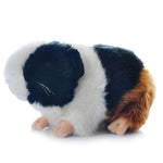 Cute Rabbit 8 Inch Guinea Pig Plush Toy Stuffed Animal Toy Plush Animal Doll (Black+Orange)