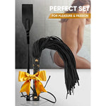 Adult Whip Bdsm Flogger Spanking Crop 18'' Bondage Bedroom Kit Sex Whip Bsdm Kit Paddles Whip For Sex Play Whip Sex Toy