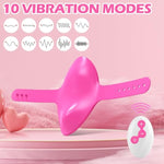 Remote Control Vibrator Couples Sex Toys, Wearable Panty Couple Vibrator With Remote, Vibrating Panties With 10 Vibration Settings, Mini Bullet For Women (Rose Red)
