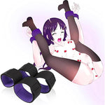 Bdsm Kit Wrist And Ankle Restraints Set Sex Toys,Bdsm Handcuffs Restraints Handcuffs Bondage Rope Kit For Couples Sm Games?2Pc)…