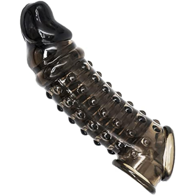 Penis Sleeve Enlarger, Grainy Cock Sleeve Extender Male Length Girth Extension Enhancer Delay Ejaculation Sheath Adult Sex Toy For Men Women Couples