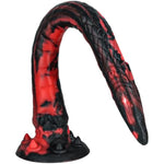 Tentacle Dildo Anal Sex Toys, 13.4" Liquid Silicone Fire Dragon Monster Dildo With Strong Suction Cup, Flexible Soft Butt Plug Prostate Massage Stimulation For Men And Women