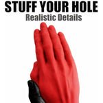 12.6 Inch Realistic Fist Hand Dildo, G Spot Huge Big Fantasy Dildo Stimulation, Thick Anal Dildo With Strong Suction Cup, Silicone Prayer Dildo For Women Lesbian Gay Beginner (Red)