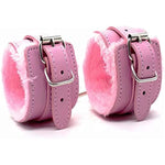 Handcuffs Handcuffs Sex Bed Handcuffs Erotic Bed Bondage Cuffs Handcuffs With Pink Plush Handcuffs Tie Sex Toys For Couples Comfortable Leather Cuffs