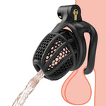 Male Chastity Device Cock Cage With 4 Active Sizes Rings Resin Lightweight Bondage Locked Penis Exercise Cage Sex Toys For Man Couple