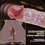 8.59" Thrusting Dildo Vibrator Adult Sex Toys,Realistic Huge Thick Silicone Fake Penis With Strong Suction Cup,Remote Control 7 Vibrations & Thrusting Sex Machine For G Spot & Anal Play.