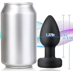 Silicone Vibrating Anal Plug With Luminous Base, Wireless Remote Control Rechargeable Butt Plug Anal Massager G-Spot Anus Stimulation For Man And Woman Pleasure Bed Games