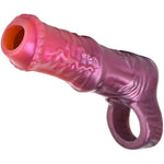 Penis Sleeve Silicone Cock Sleeve With Cock Rings For Delay Ejaculation Enhance Erection Penis Extender Male Sex Toys For Increase Couples Sex