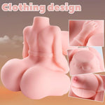 Sex Dolls For Men Pregnant With Female Big Ass Torso Sex Doll Lifelike Adult Male Masturbator Toys With Realistic Vaginal Anal Breast Pussy Pregnant Sex Dolls For Woman, Small Belly With Clothes
