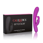 Embrace 7-Function Waterproof Silicone Massaging Rabbit With Triple Motors Usb Rechargeable Dual Massager Vibrator, Purple