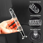 Thread Glass Anal Dildo - Crystal Penis, Dilatador Anal, Glass Anal Plug, Masturbation Anal Wand, Butt Plug Glass, Glass Anal Beads, Clear Dildo, Glass Dildo For Women Adult Toy