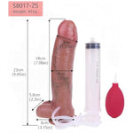Water Spraying Simulation Ejaculation Sex Toy, 9.05 Inch Ejaculation Simulation Penis, Dildo With Powerful Suction Cup, Anus And Prostate Stimulator Suitable For Hands-Free Use, Adult Products