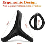 Silicone Penis Ring For Men, 3 In 1 Ultra Soft Stretchy Cock Ring Penis Enlargers Erection Tool, Sex Toy For Men