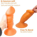 Large Anal Plug Dildo Shape Butt Plug Massage Sex Toys For Women Men Vaginal Anus Stimulate Masturbation,Suitable For Advanced Anal Training. (Black-Large)