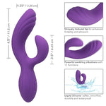 Stella Liquid Silicone C Curve G Spot Rabbit Vibrator, Mini Vibrating Massager For Women - Se-4368-45-3